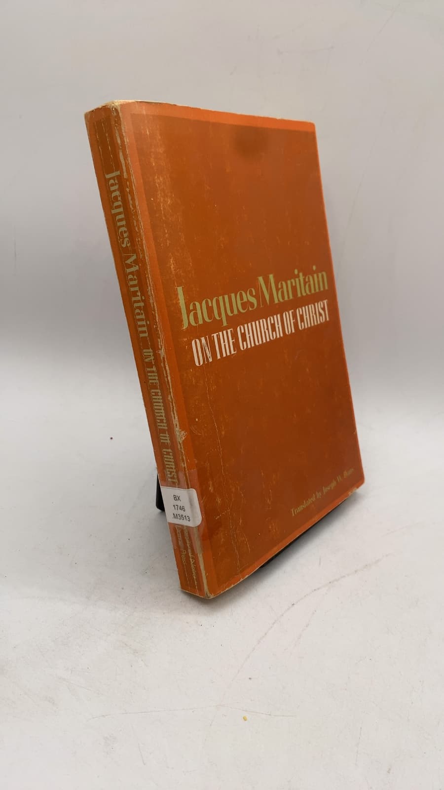 On the Church of Christ: The Person of the Church and Her Personnel by Jacques Maritain - front cover
