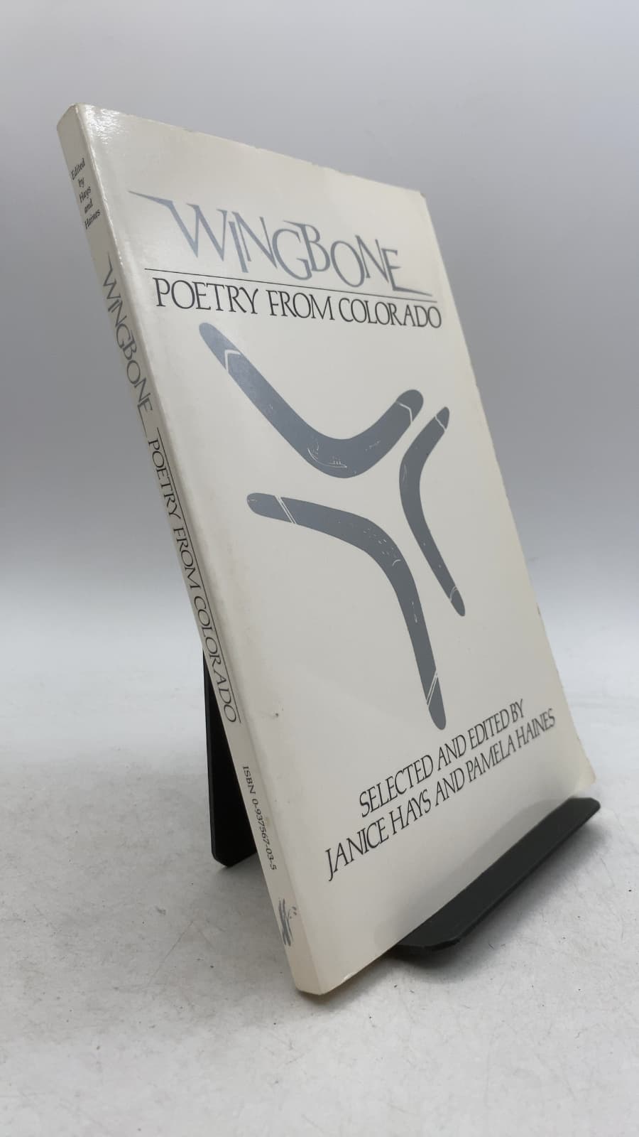 Wingbone: Poetry from Colorado by Janice Hays and Pamela Haines - front cover