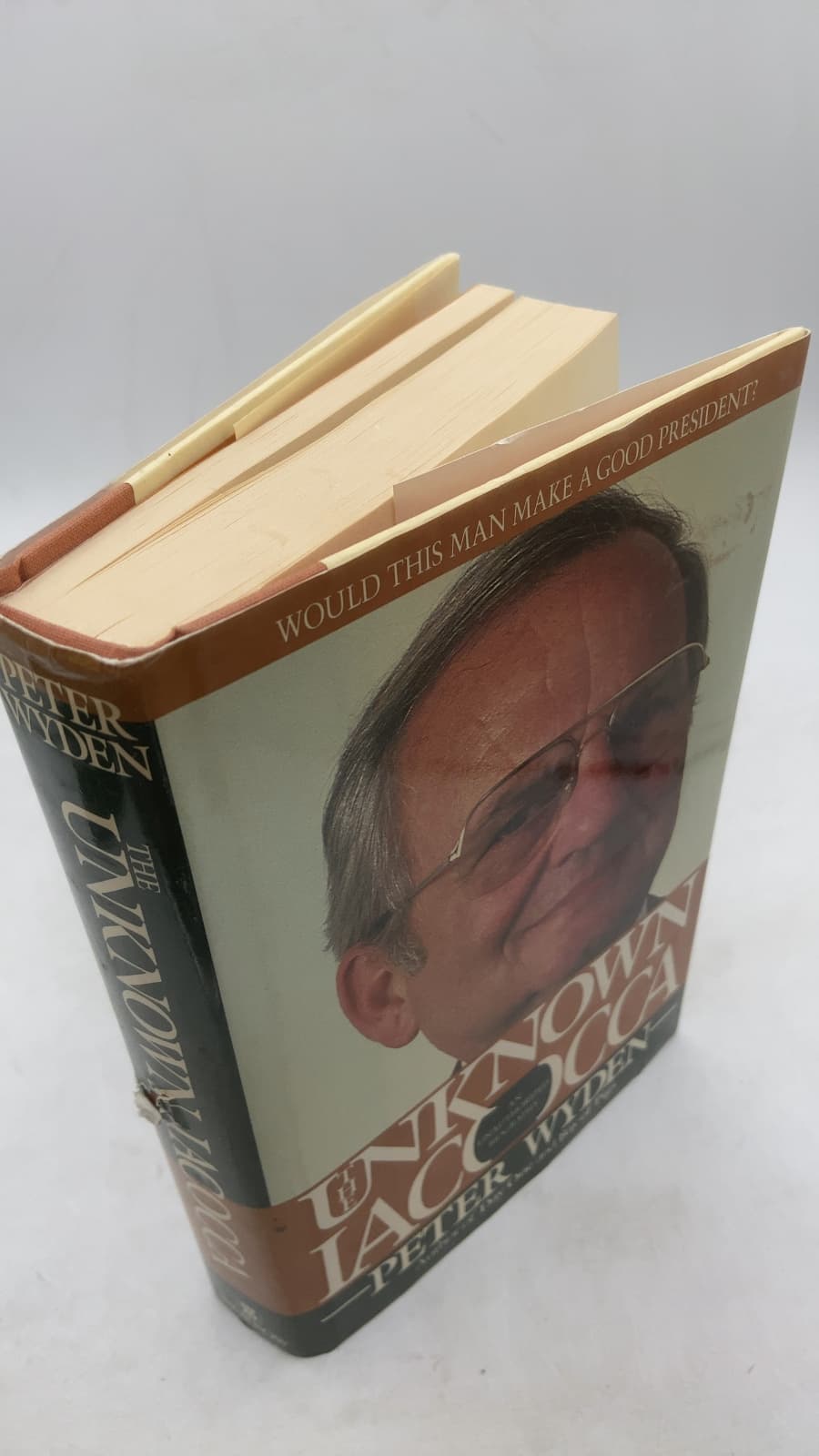The Unknown Iacocca by Peter Wyden - front cover
