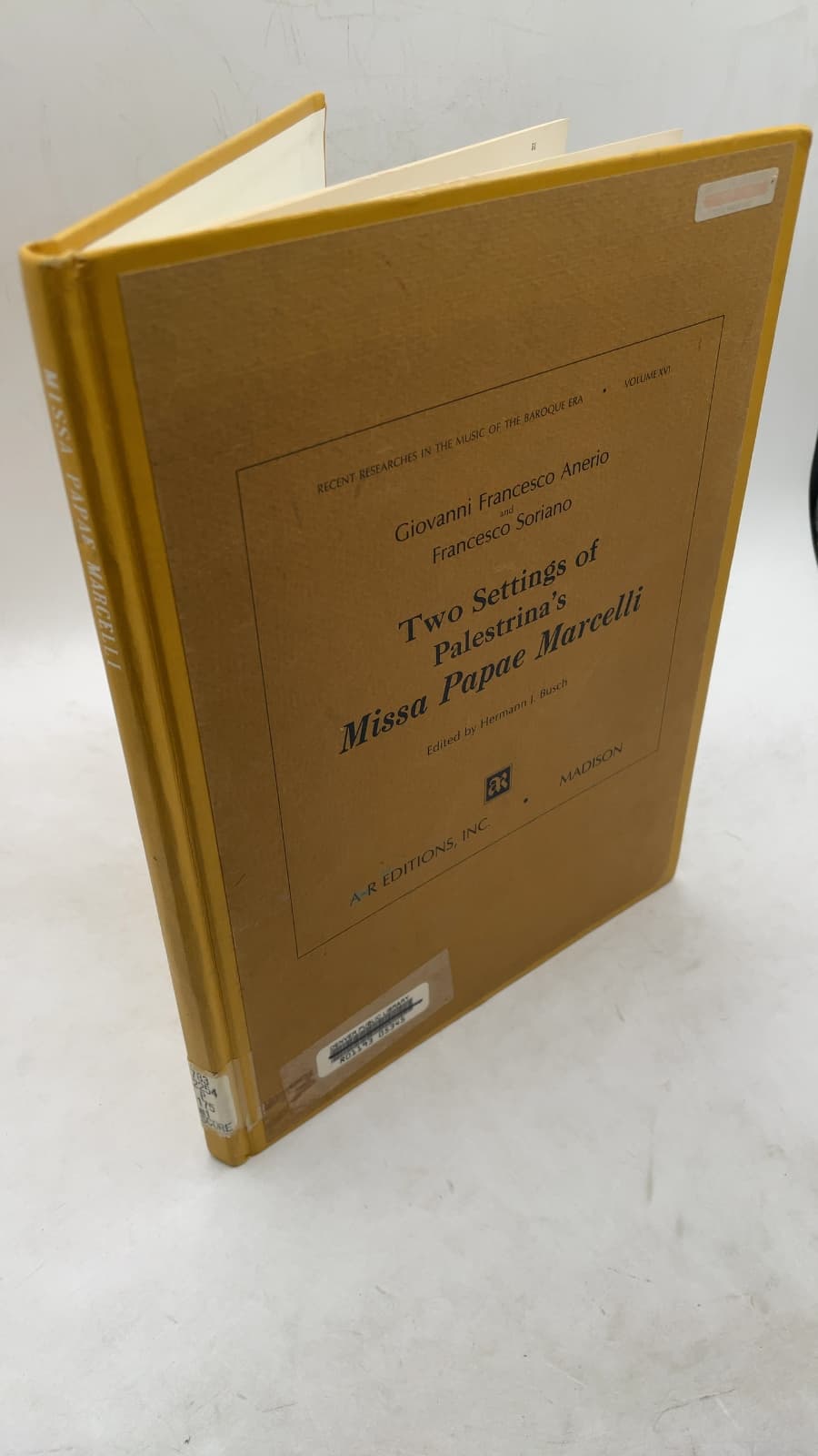 Two Settings of Palestrina's Missa Papae Marcelli
