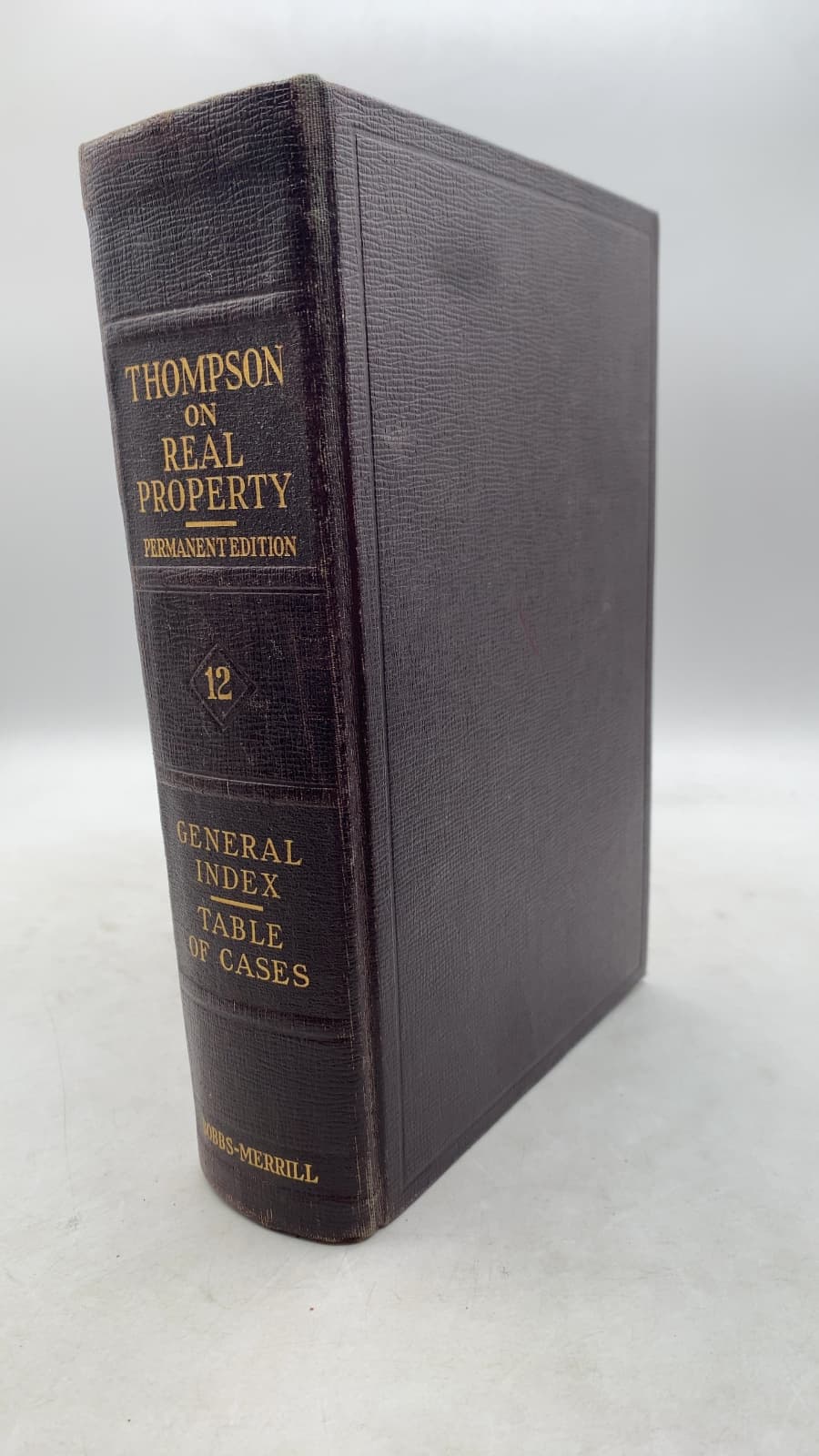 Commentaries on the Modern Law of Real Property, Volume 12: Index and Table of Cases