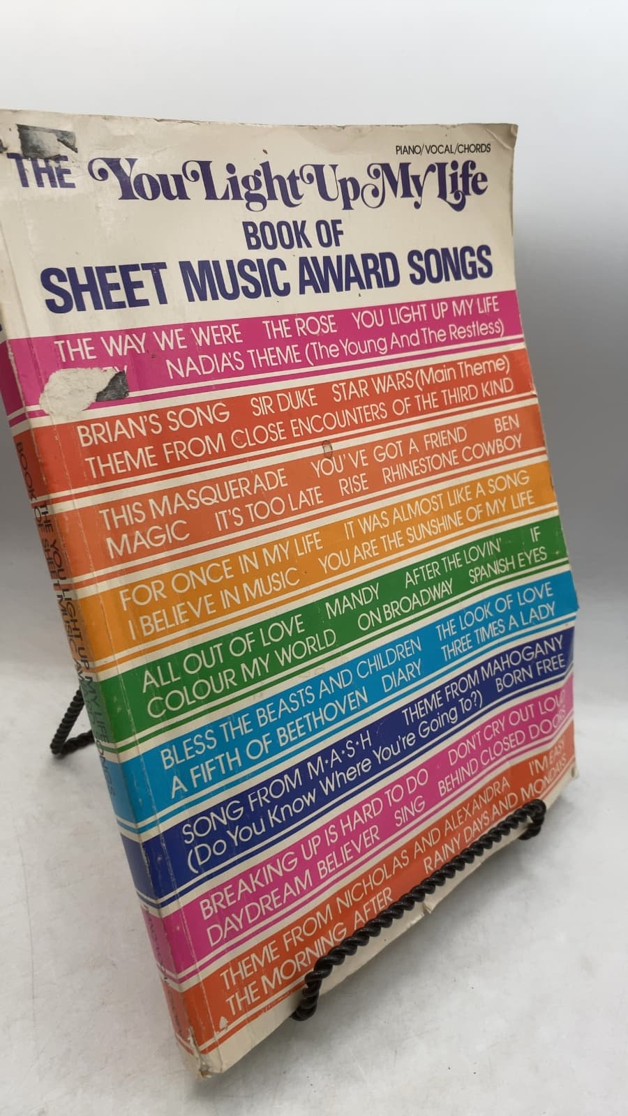 The You Light Up My Life Book of Sheet Music Award Songs