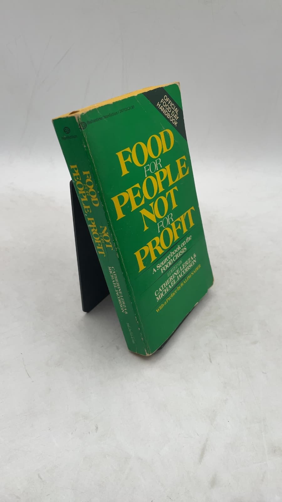 Food for People, Not for Profit: A Source Book on the Food Crisis by Catherine Lerza & Michael Jacobson - front cover