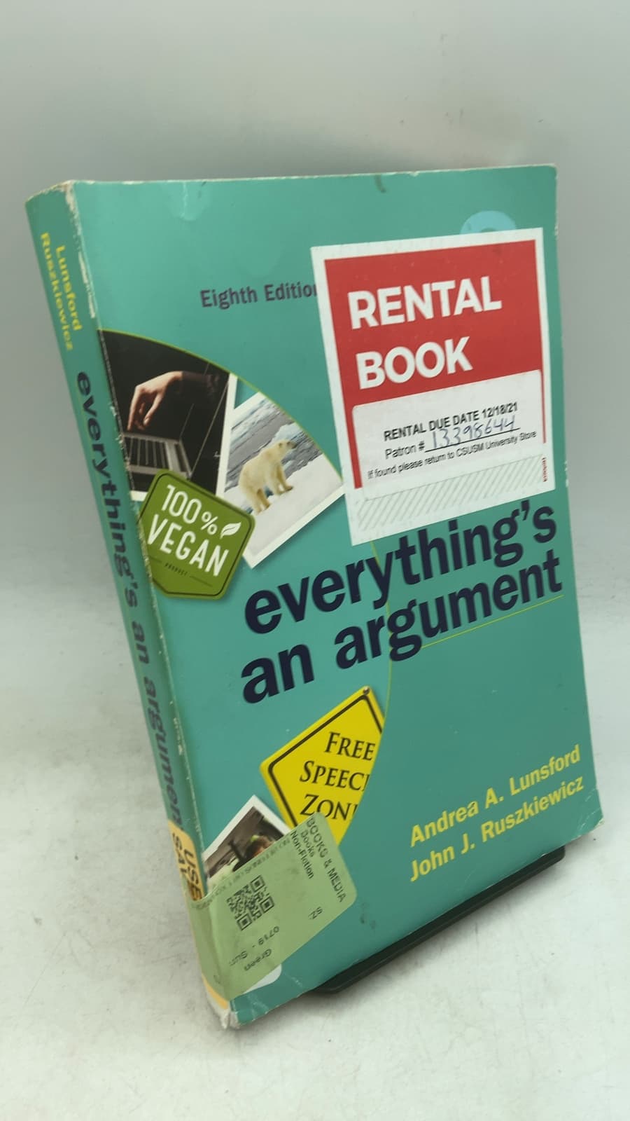 Everything's an Argument by Andrea A. Lunsford, John J. Ruszkiewicz - front cover