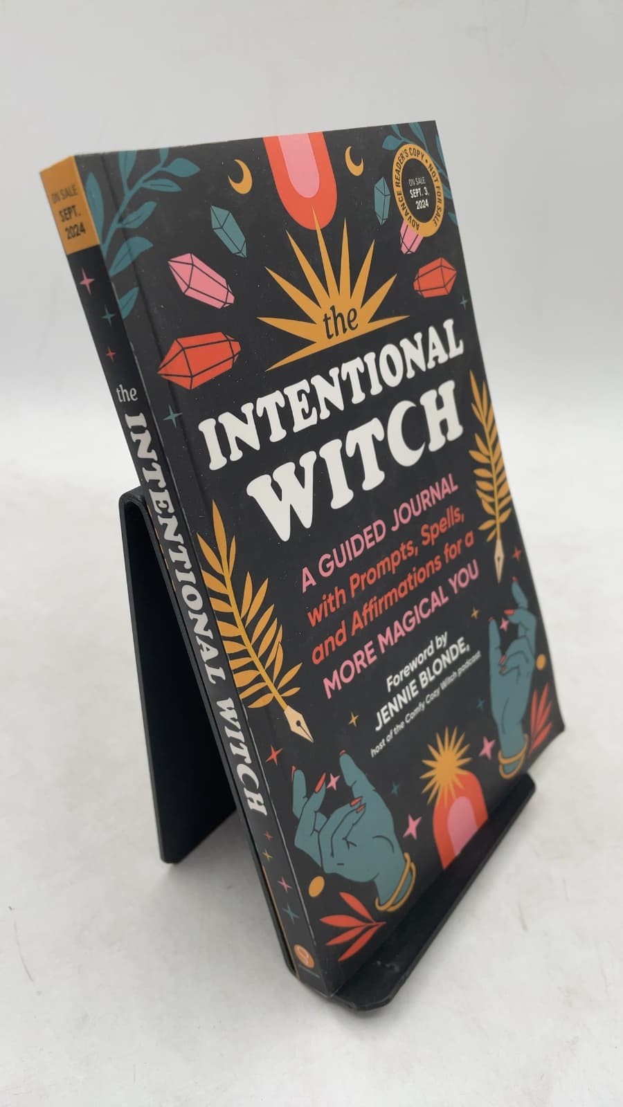 The Intentional Witch: A Guided Journal with Prompts, Spells, and Affirmations for a More Magical You by Jennie Blonde (Foreword) - front cover
