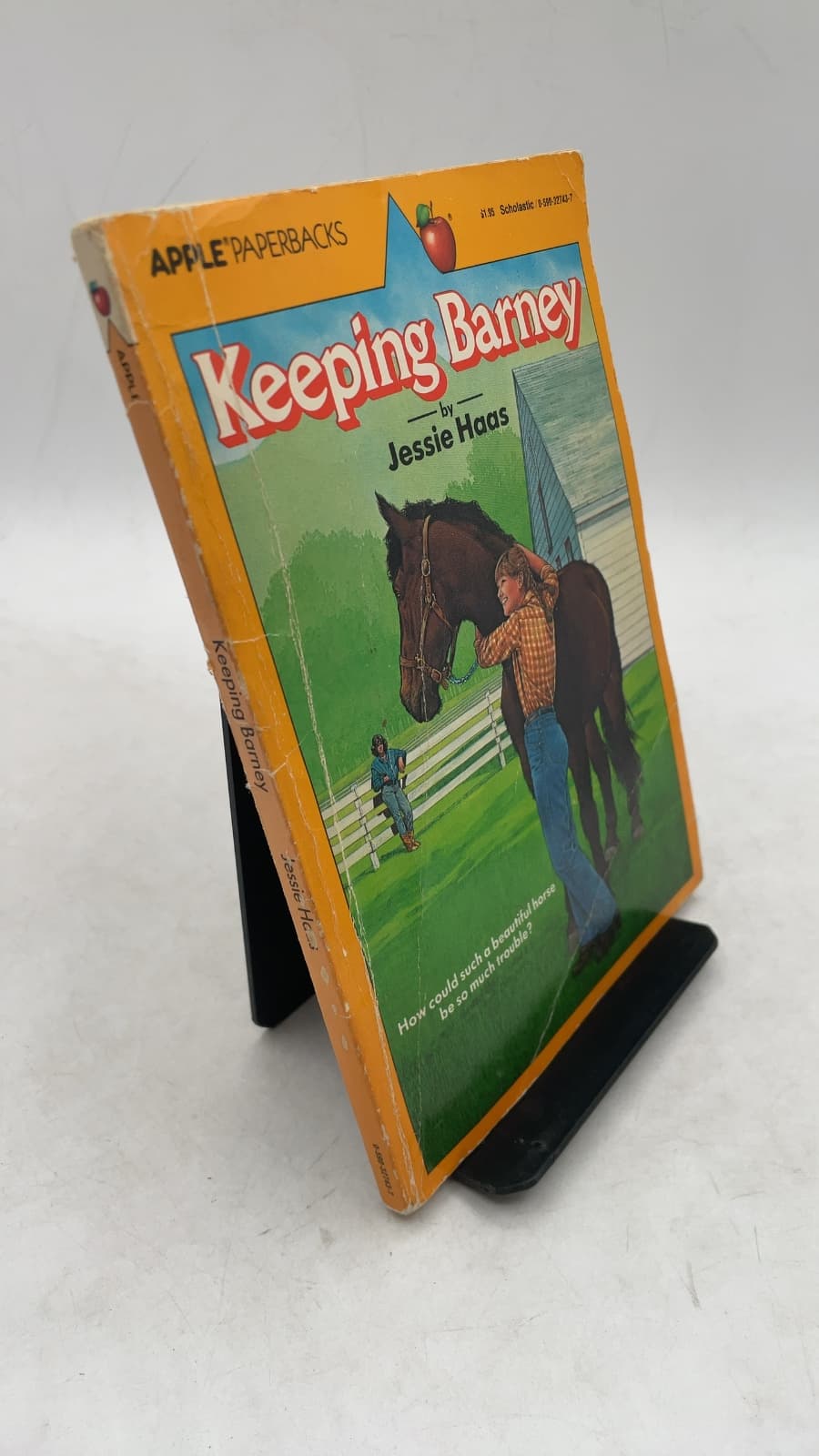 Keeping Barney by Jessie Haas - front cover