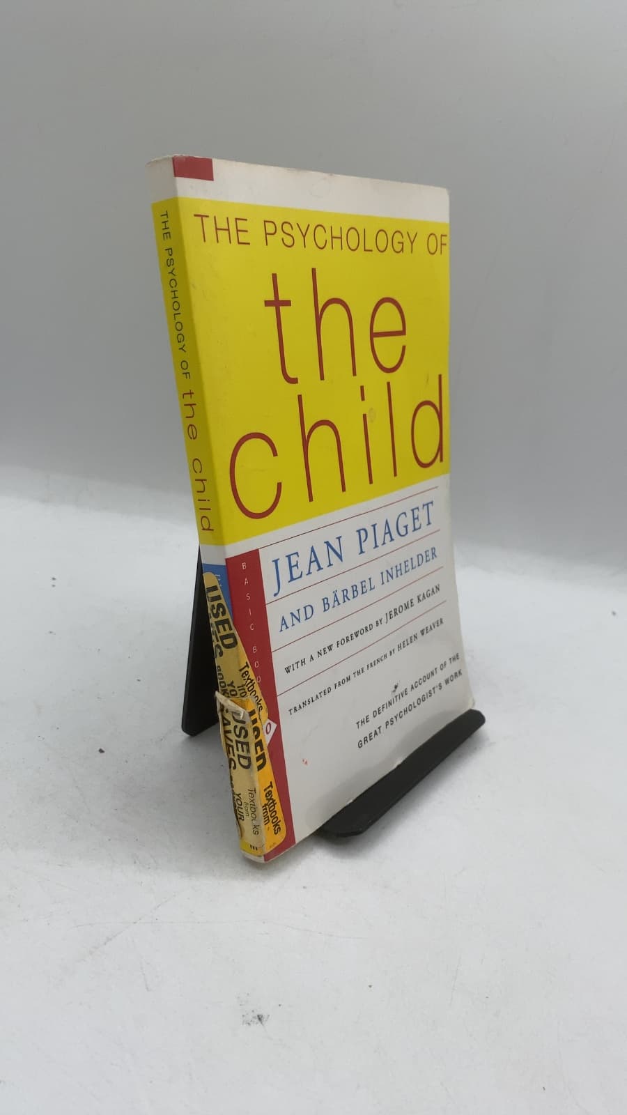 THE Psychology OF THE Child by Jean Piaget and Bärbel Inhelder - front cover