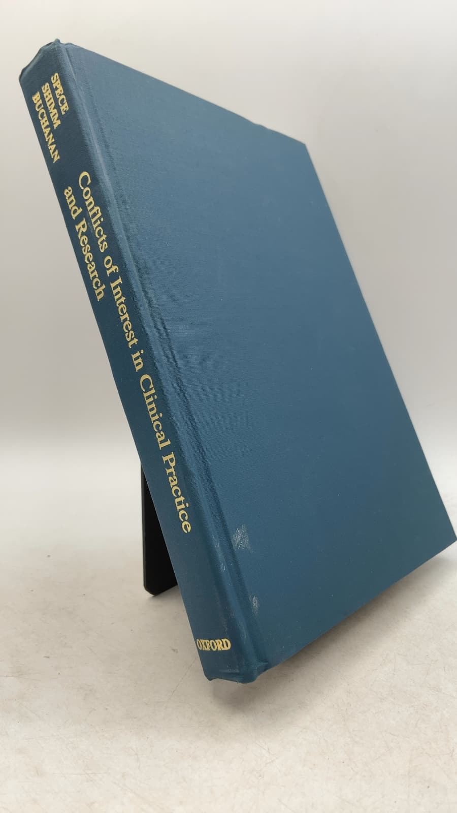 Conflicts of Interest in Clinical Practice and Research by Roy G. Spece, Jr., David S. Shimm, Allen E. Buchanan - front cover