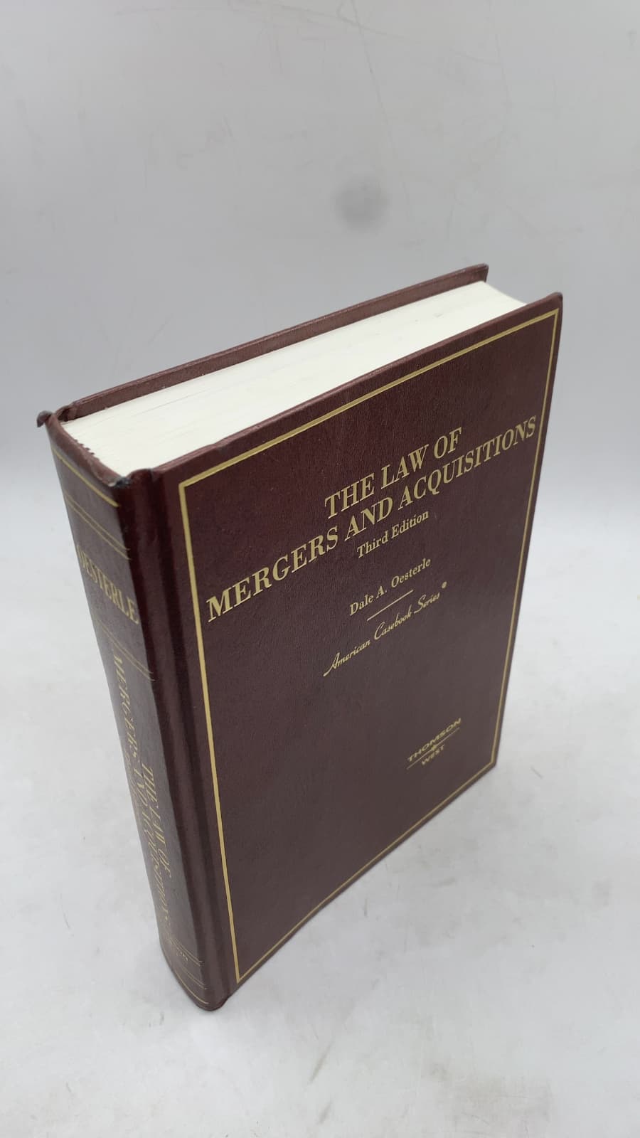 THE LAW OF Mergers AND Acquisitions