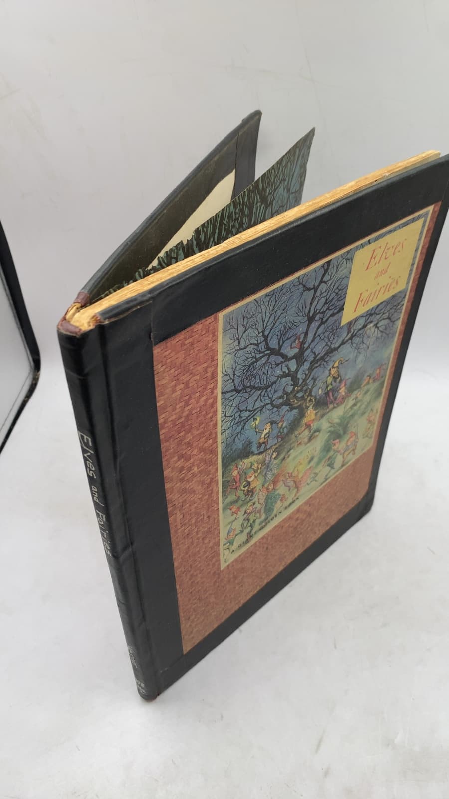 The Giant Golden Book of Elves and Fairies by Jane Werner (selected by); Garth Williams (pictures by) - front cover