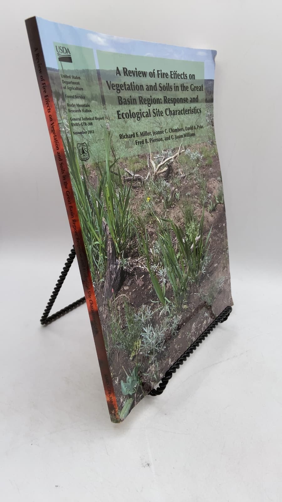A Review of Fire Effects on Vegetation and Soils in the Great Basin Region: Response and Ecological Site Characteristics by Richard F. Miller, Jeanne C. Chambers, David A. Pyke, Fred B. Pierson, C. Jason Williams - front cover
