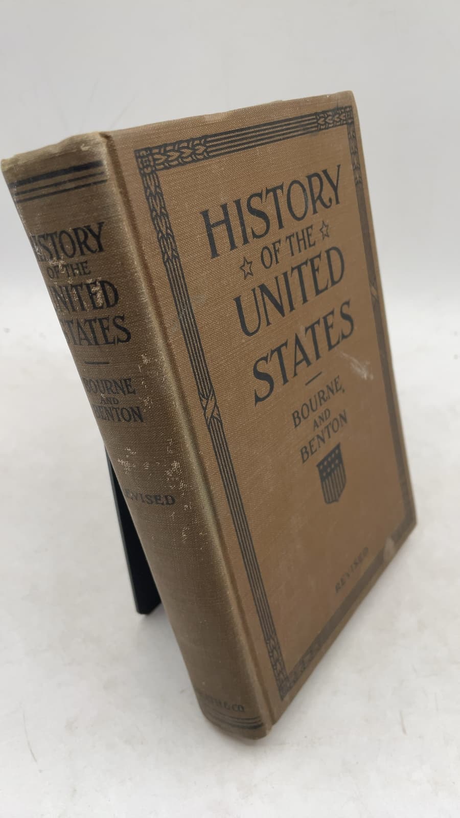 A History of the United States by Henry Eldridge Bourne and Elbert Jay Benton - front cover