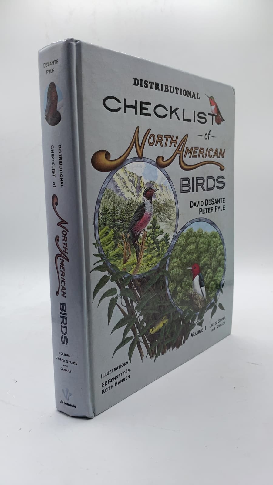 Distributional Checklist of North American Birds, Volume I: United States and Canada by David DeSante and Peter Pyle - front cover