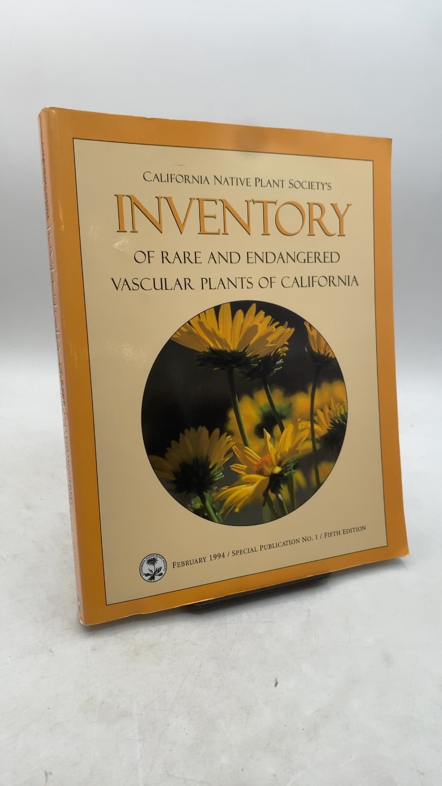 Inventory of Rare and Endangered Vascular Plants of California by unknown (editors not clearly visible) - front cover