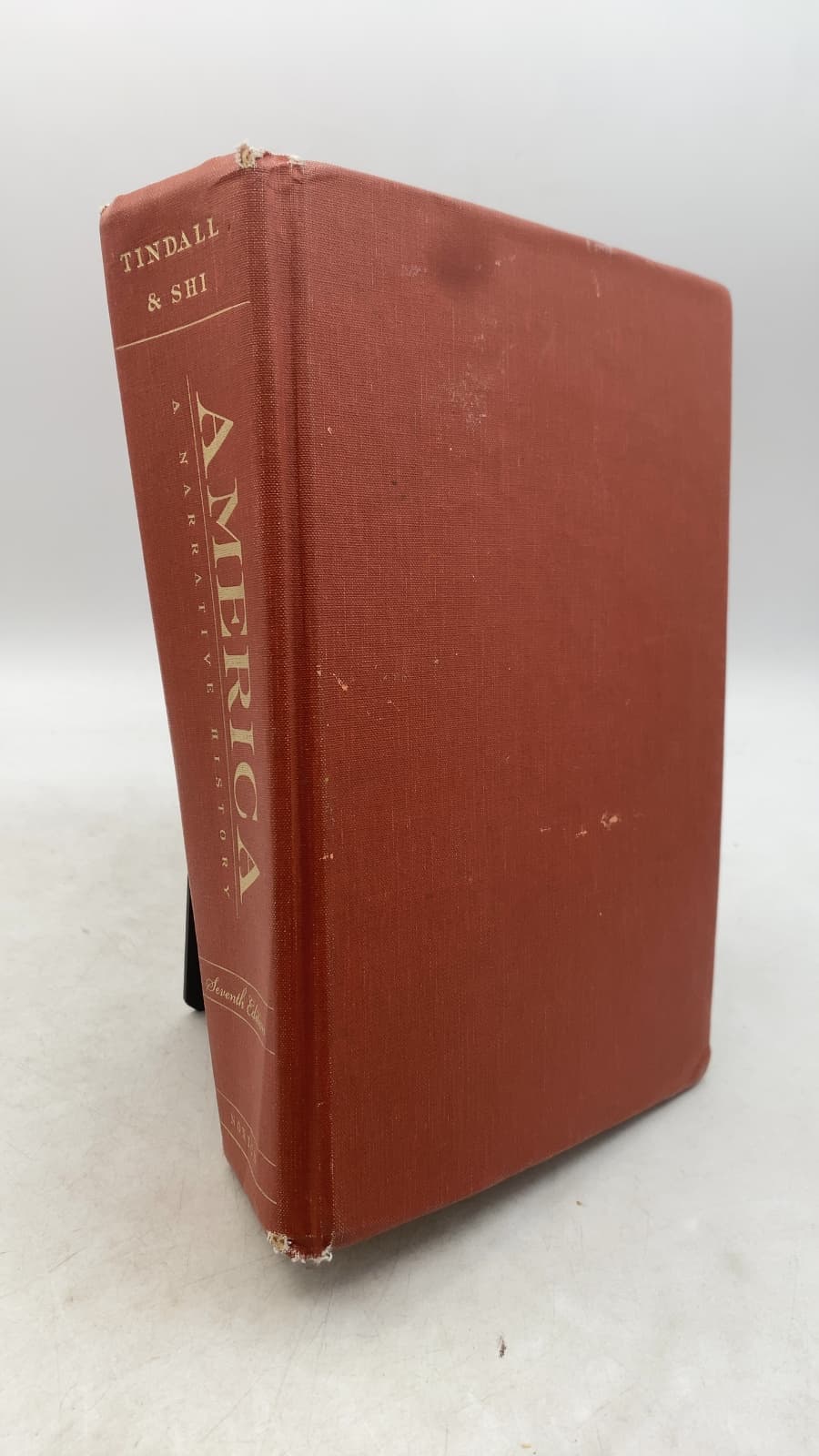 America: A Narrative History by George Brown Tindall and David Emory Shi - front cover