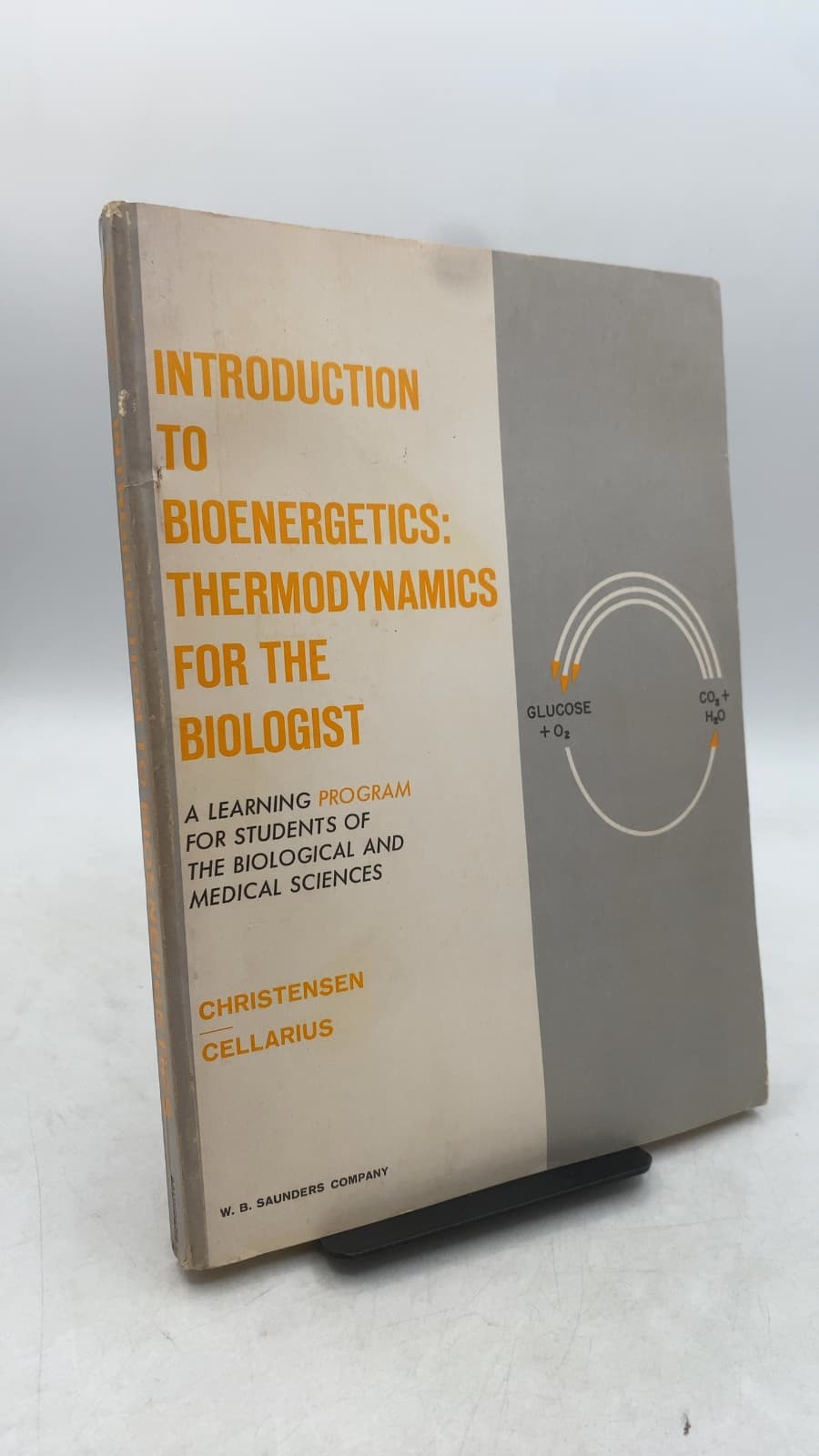 Introduction to Bioenergetics: Thermodynamics for the Biologist by Halvor N. Christensen, Ph.D. and Richard A. Cellarius, Ph.D. - front cover