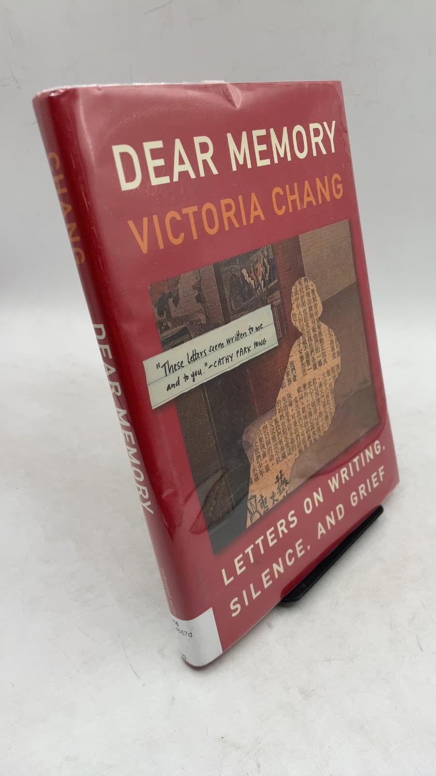 Dear Memory: Letters on Writing, Silence, and Grief by Victoria Chang - front cover