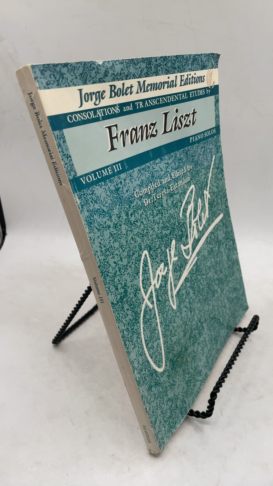 Jorge Bolet Memorial Editions: Consolations and Transcendental Etudes by Franz Liszt Volume III