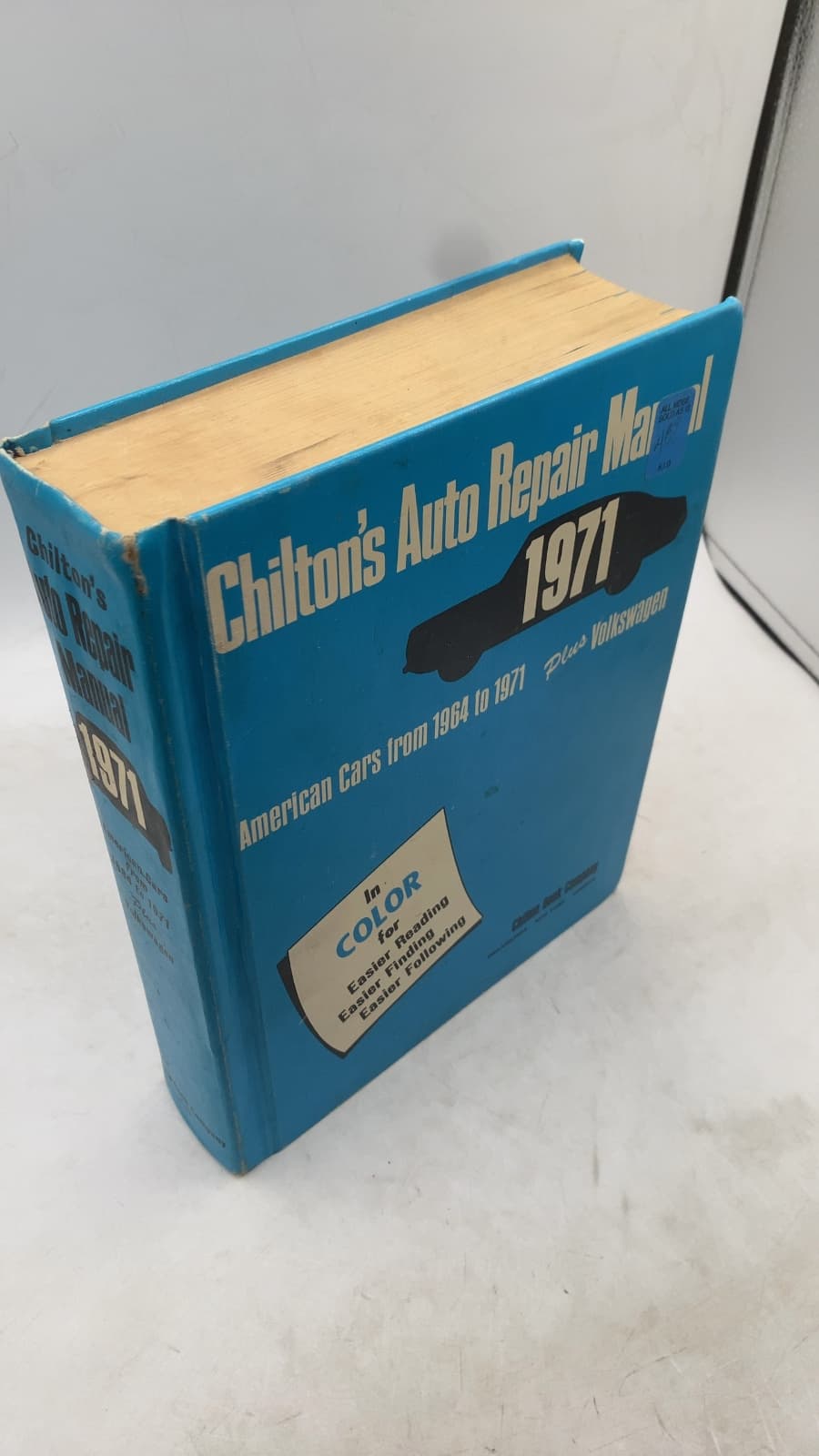 Chilton's Auto Repair Manual 1971 by John Milton (Editor) - front cover
