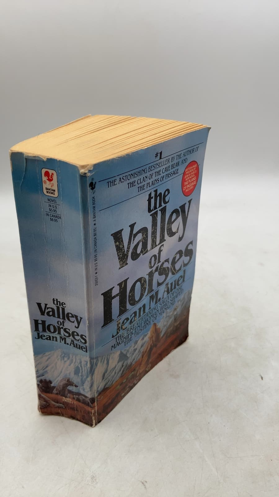The Valley of Horses by Jean M. Auel - front cover