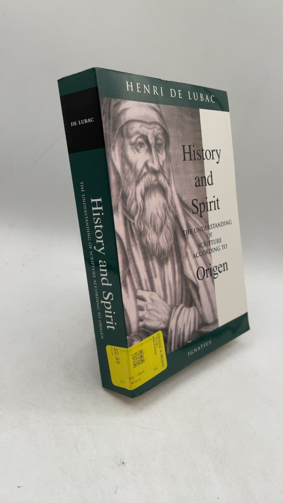 History and Spirit: The Understanding of Scripture According to Origen by Henri de Lubac - front cover