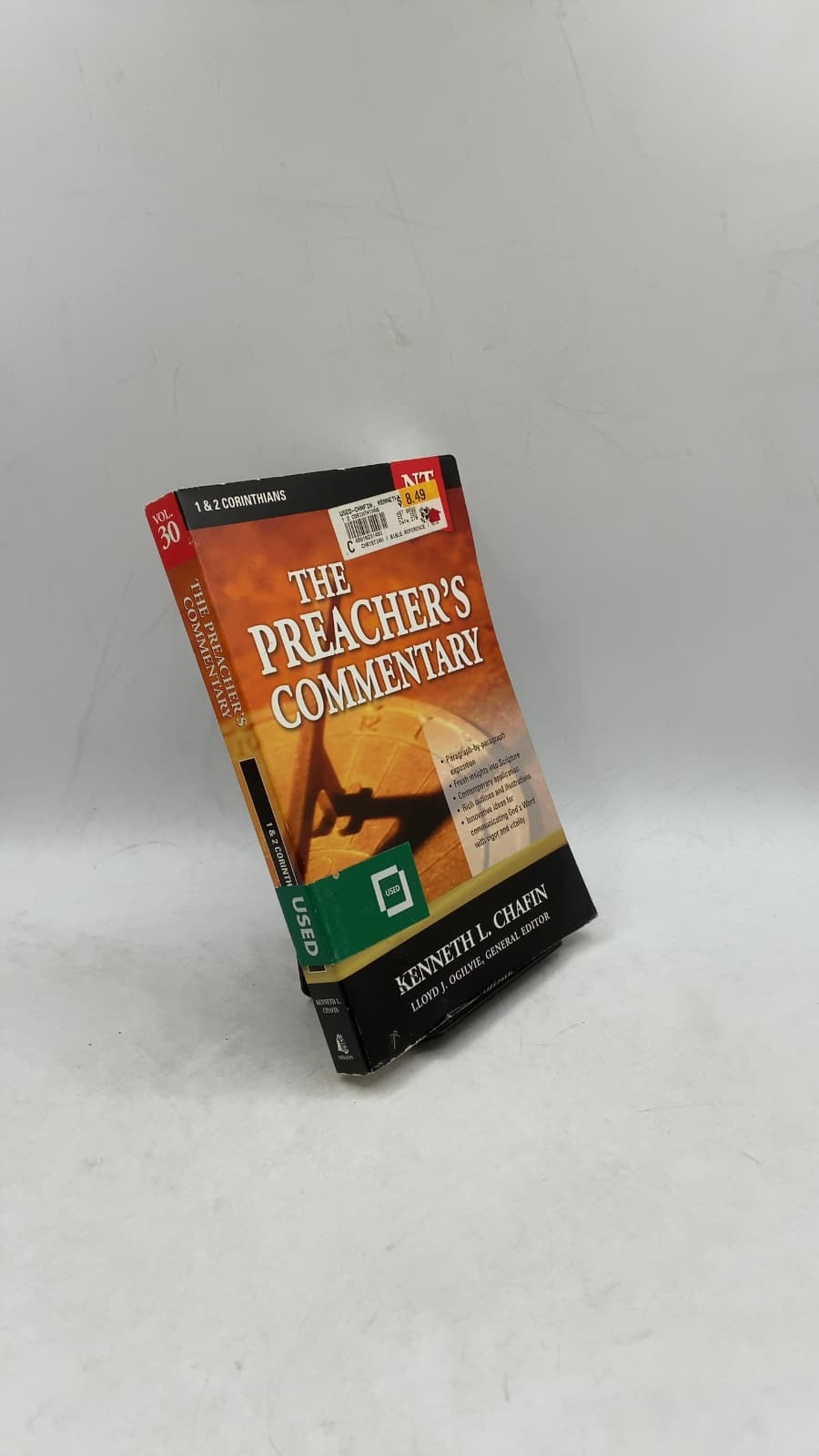 The Preacher's Commentary: 1, 2 Corinthians by Kenneth L. Chafin - front cover