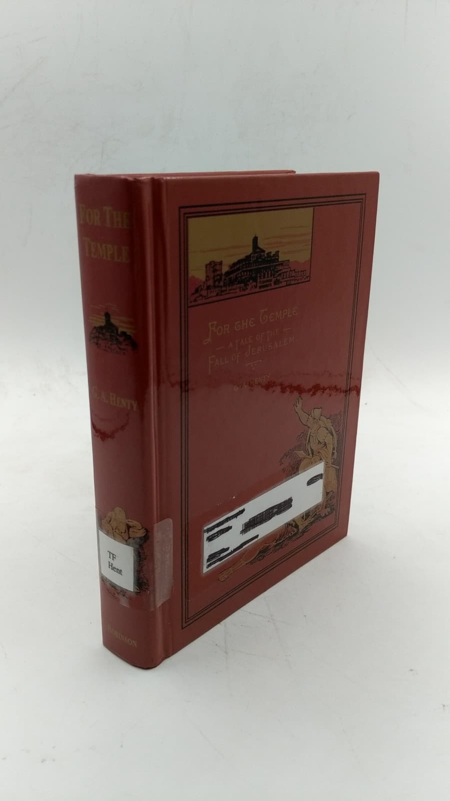 For the Temple: A Tale of the Fall of Jerusalem by G. A. Henty - front cover