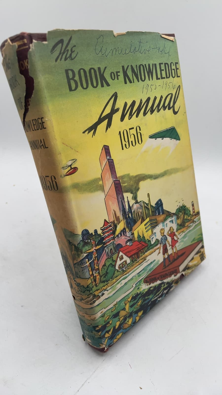 The Book of Knowledge 1956 Annual - front cover