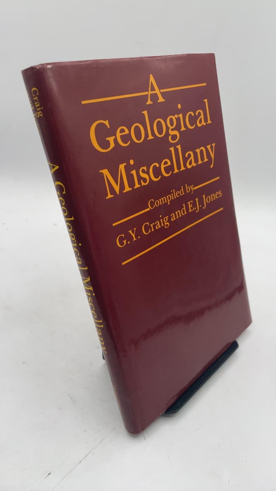 A Geological Miscellany by G.Y. Craig and E.J. Jones - front cover