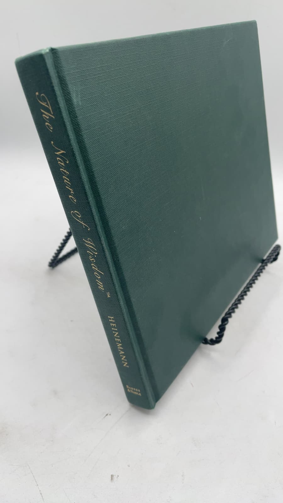 The Nature of Wisdom by Bruce W. Heinemann - front cover