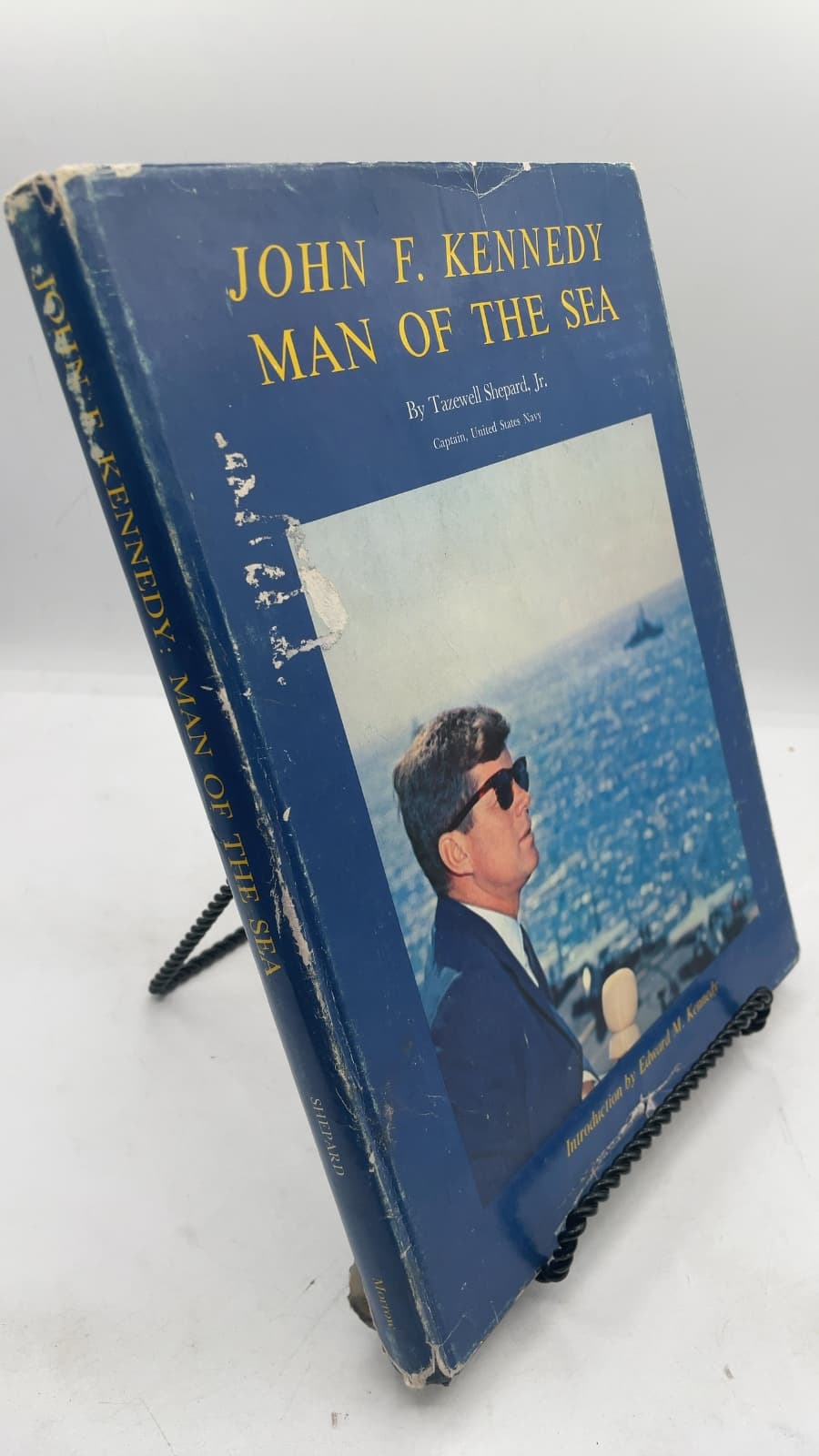 John F. Kennedy MAN OF THE SEA by Tazewell Shepard, Jr. - front cover