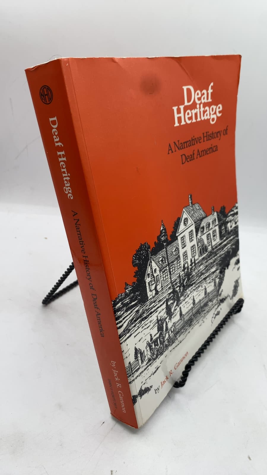 Deaf Heritage: A Narrative History of Deaf America by Jack R. Gannon - front cover