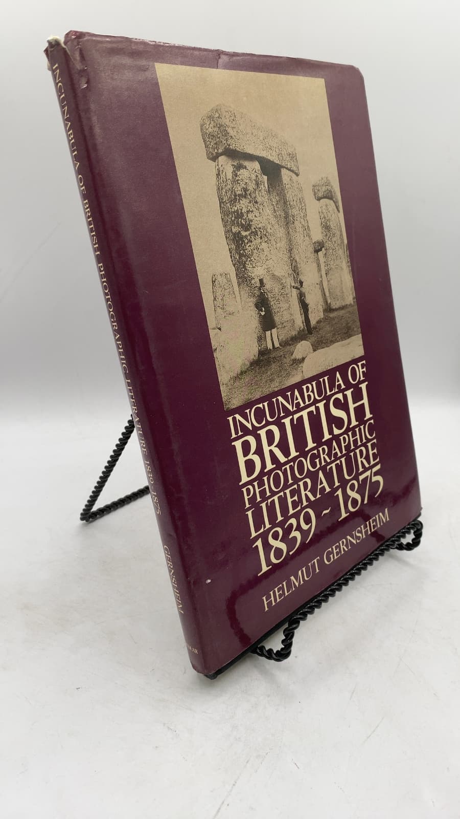 Incunabula of British Photographic Literature 1839-1875 by Helmut Gernsheim - front cover