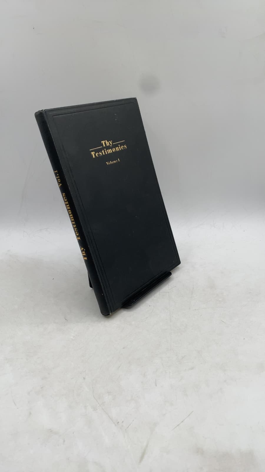 Thy Testimonies: A journal devoted to the searching and exposition of the Word of God, Volume I - front cover