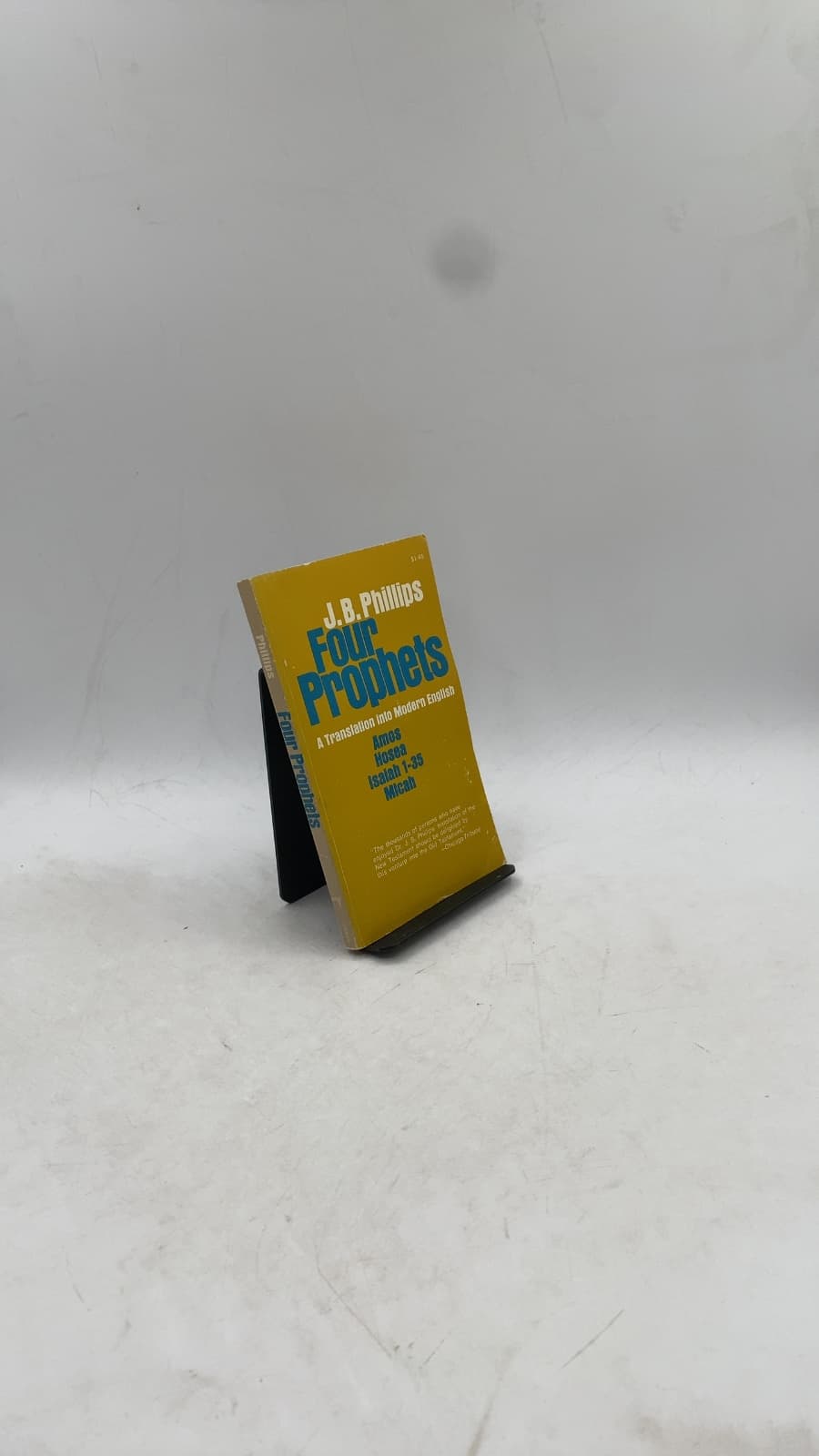 Four Prophets: Amos, Hosea, First Isaiah, Micah by J. B. Phillips - front cover