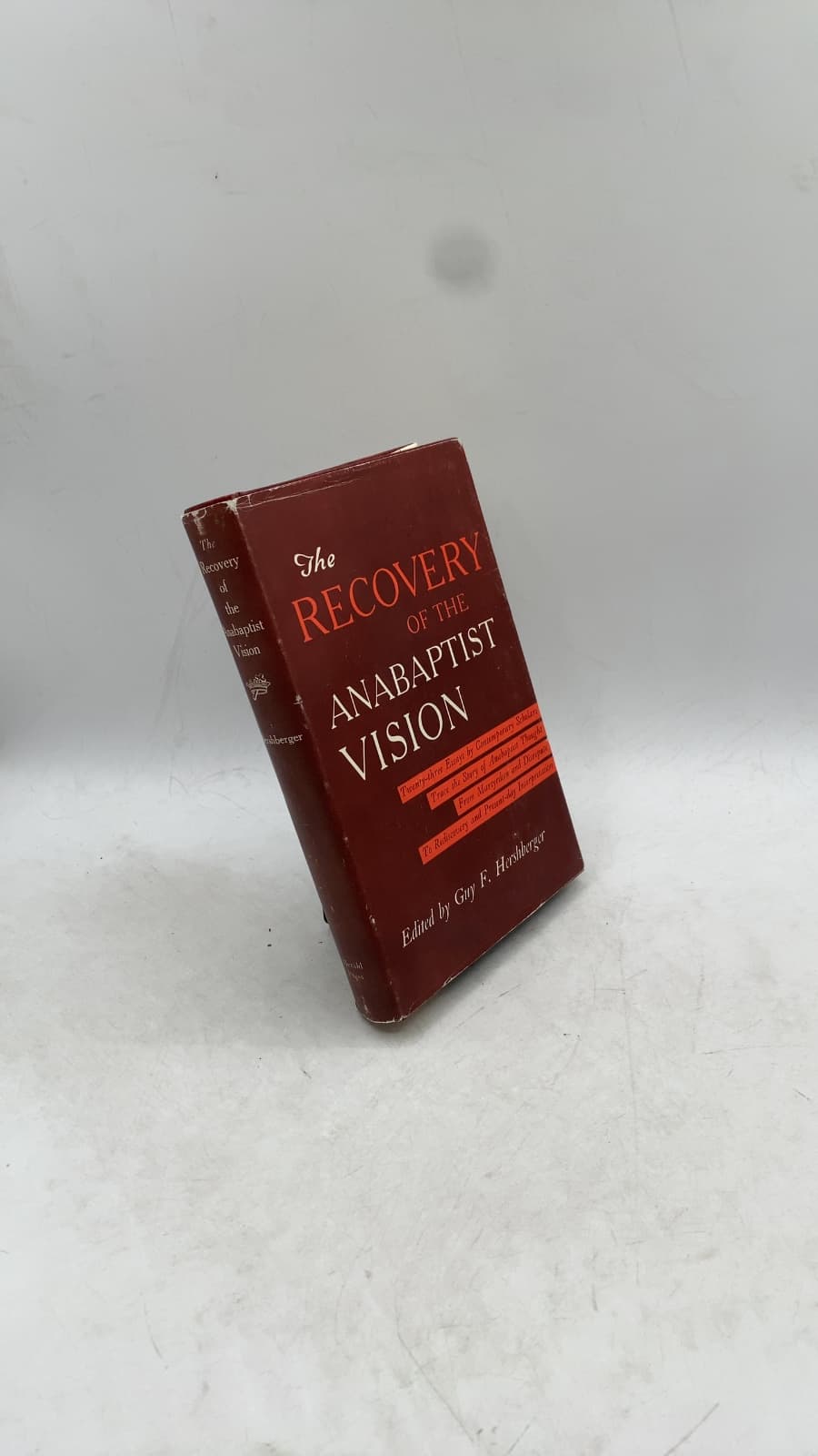 The Recovery of the Anabaptist Vision by Guy F. Hershberger - front cover