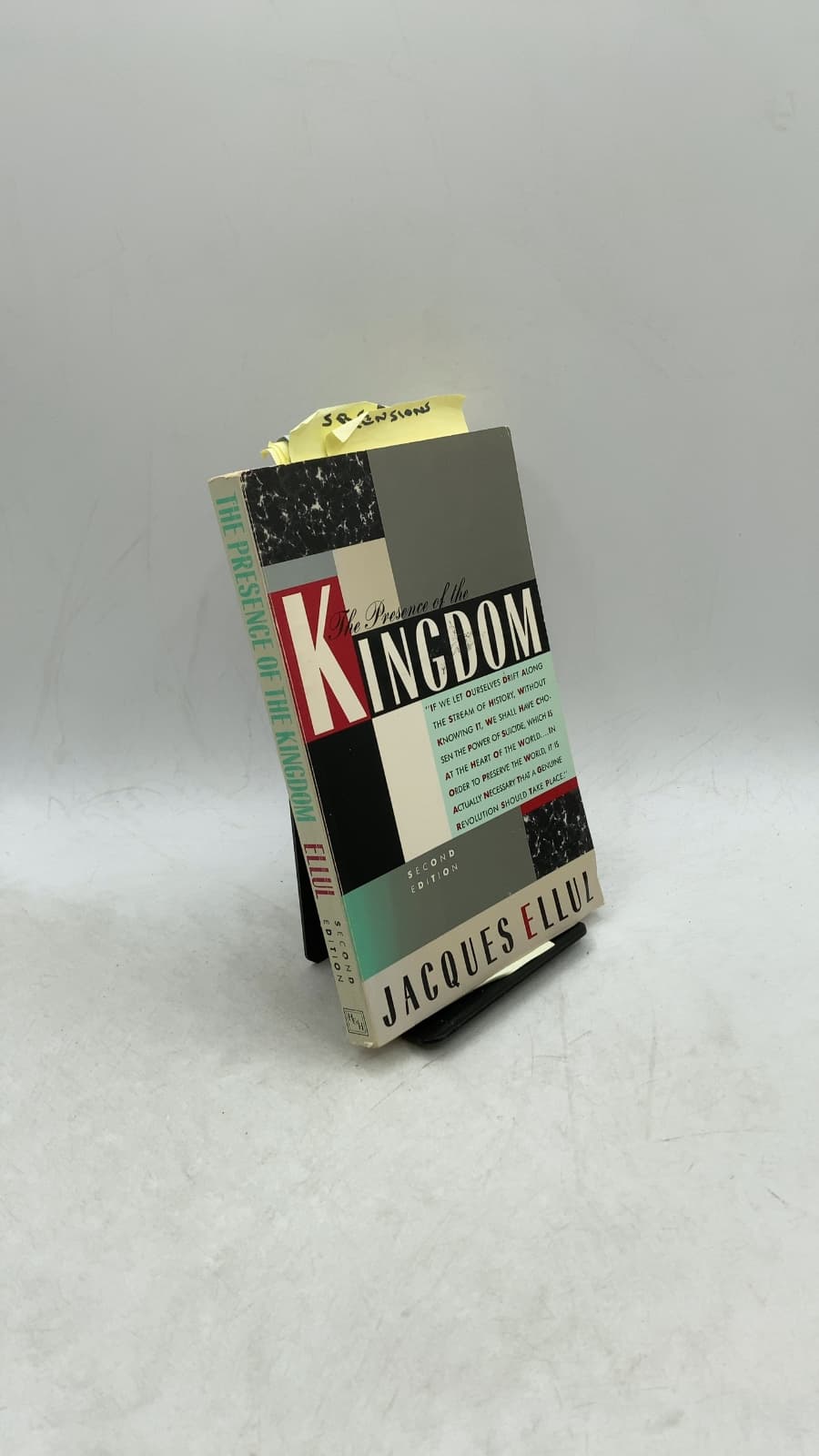 The Presence of the Kingdom by Jacques Ellul - front cover