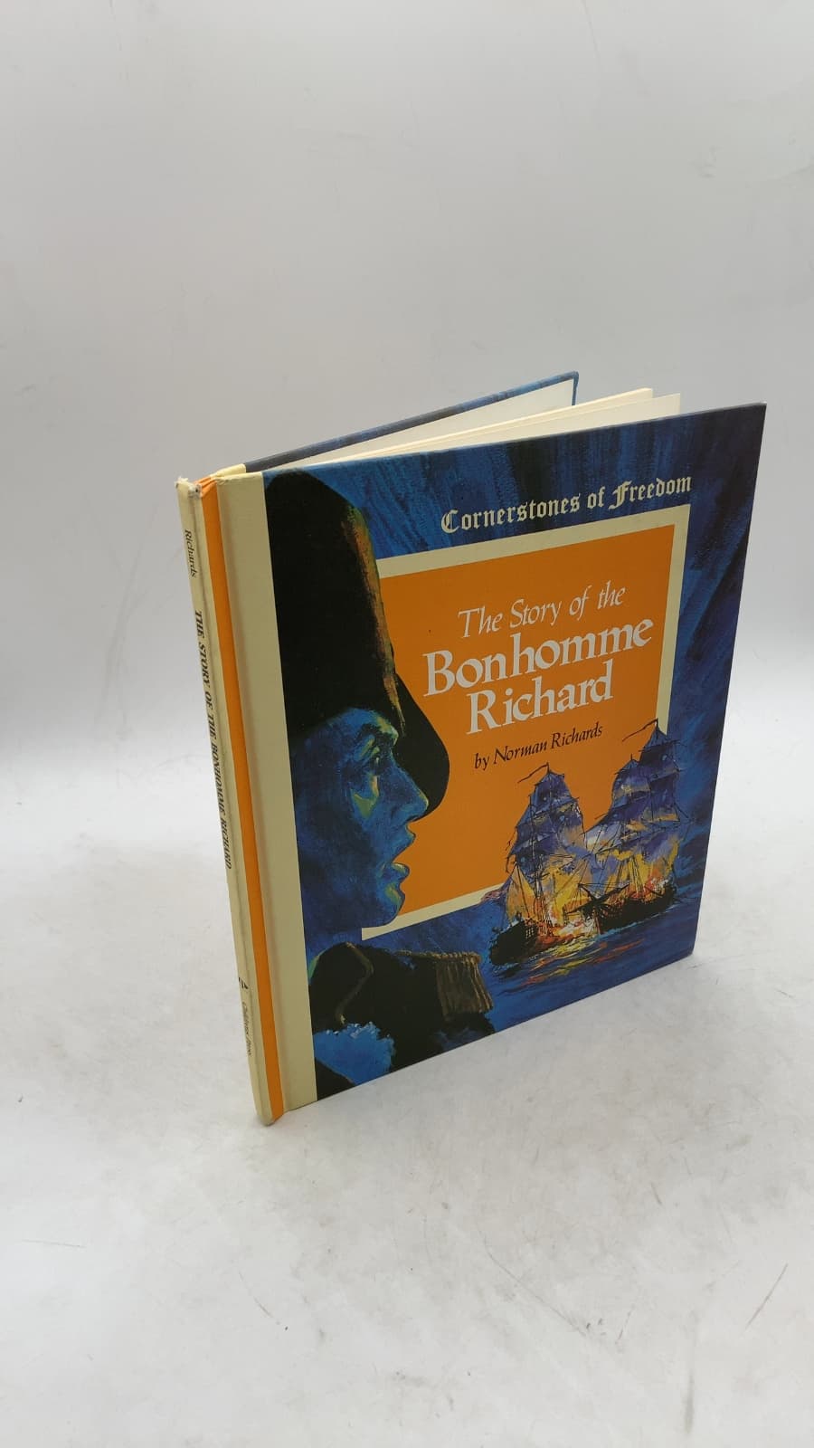 The Story of the Bonhomme Richard by Norman Richards - front cover