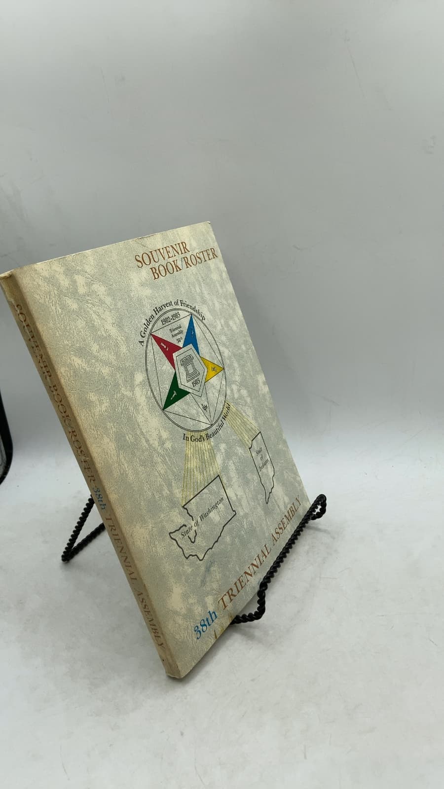 Souvenir Book/Roster 38th Triennial Assembly by General Grand Chapter, Order of the Eastern Star - front cover