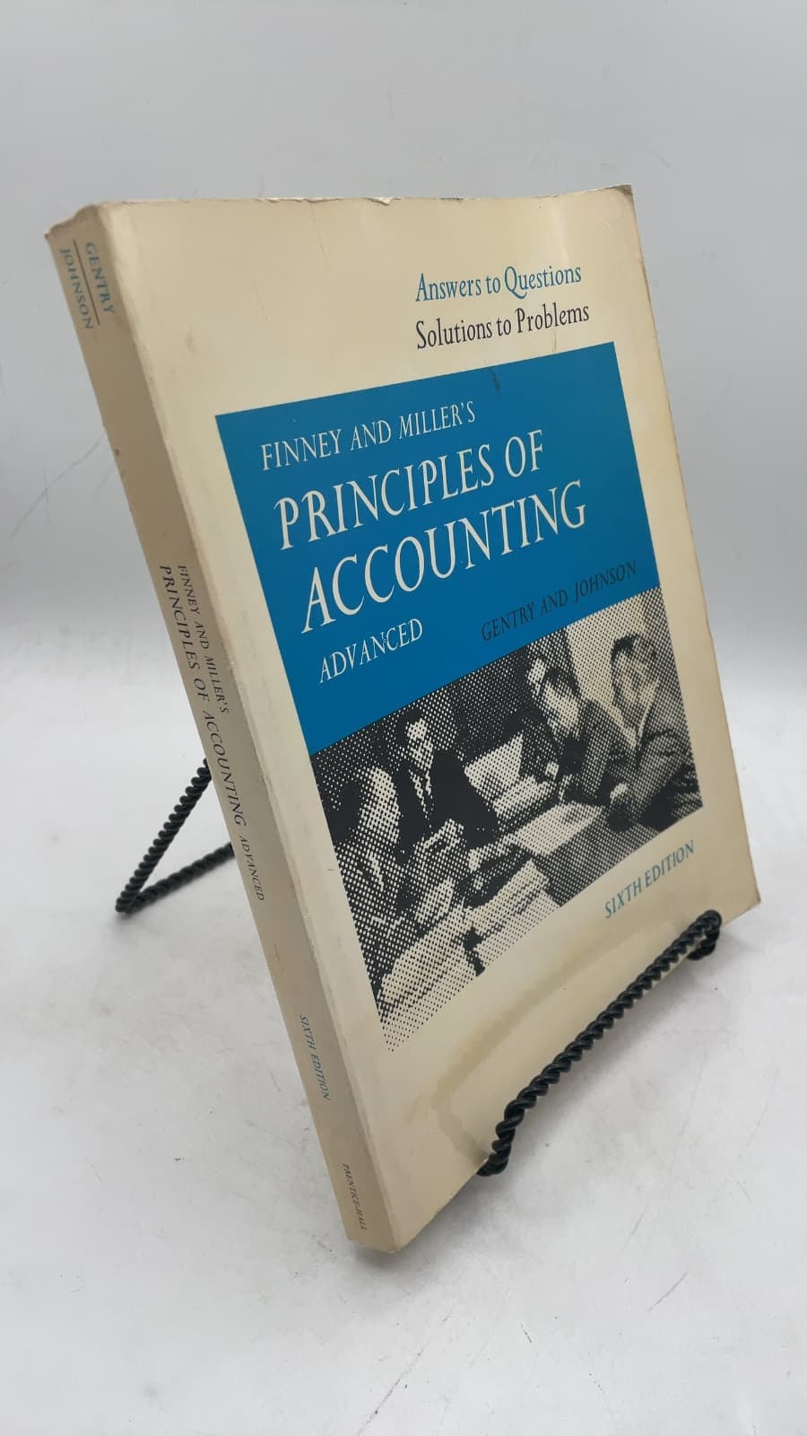 Principles of Accounting Advanced by Gentry and Johnson - front cover