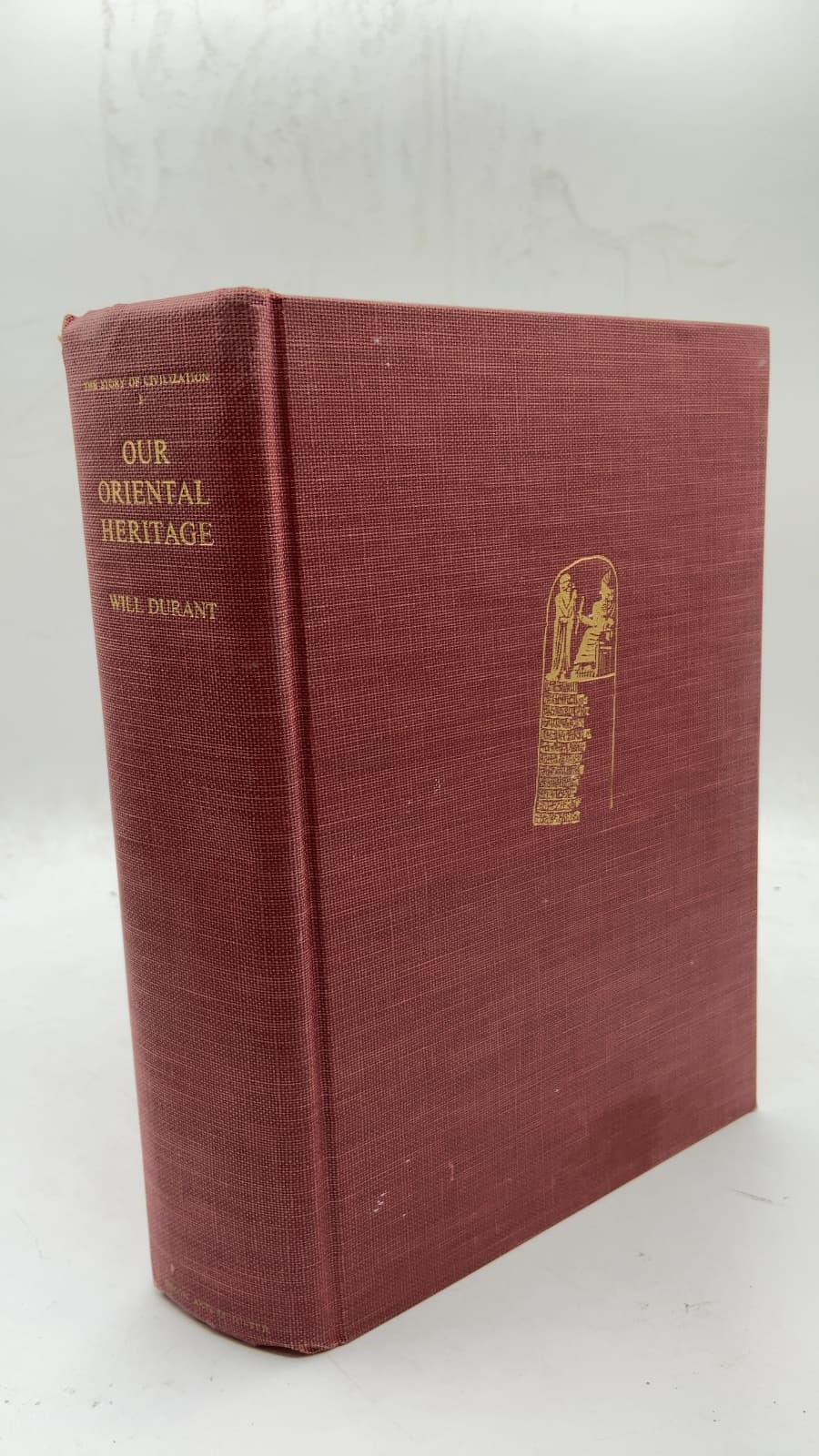 Our Oriental Heritage by Will Durant - front cover
