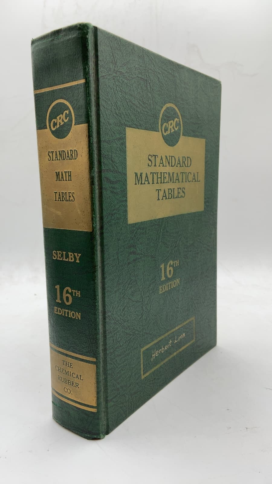 Standard Mathematical Tables by Samuel M. Selby, Ph.D. - front cover