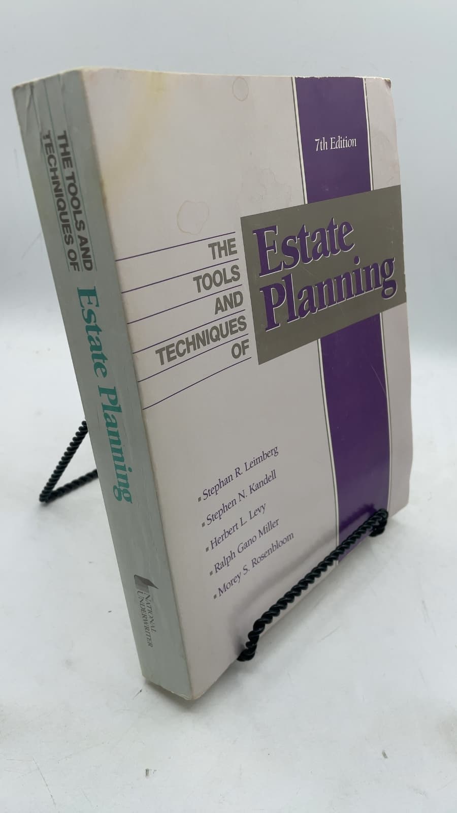 The Tools and Techniques of Estate Planning by Stephan R. Leimberg, Stephen N. Kandell, Herbert L. Levy, Ralph Gano Miller, Morey S. Rosenbloom - front cover