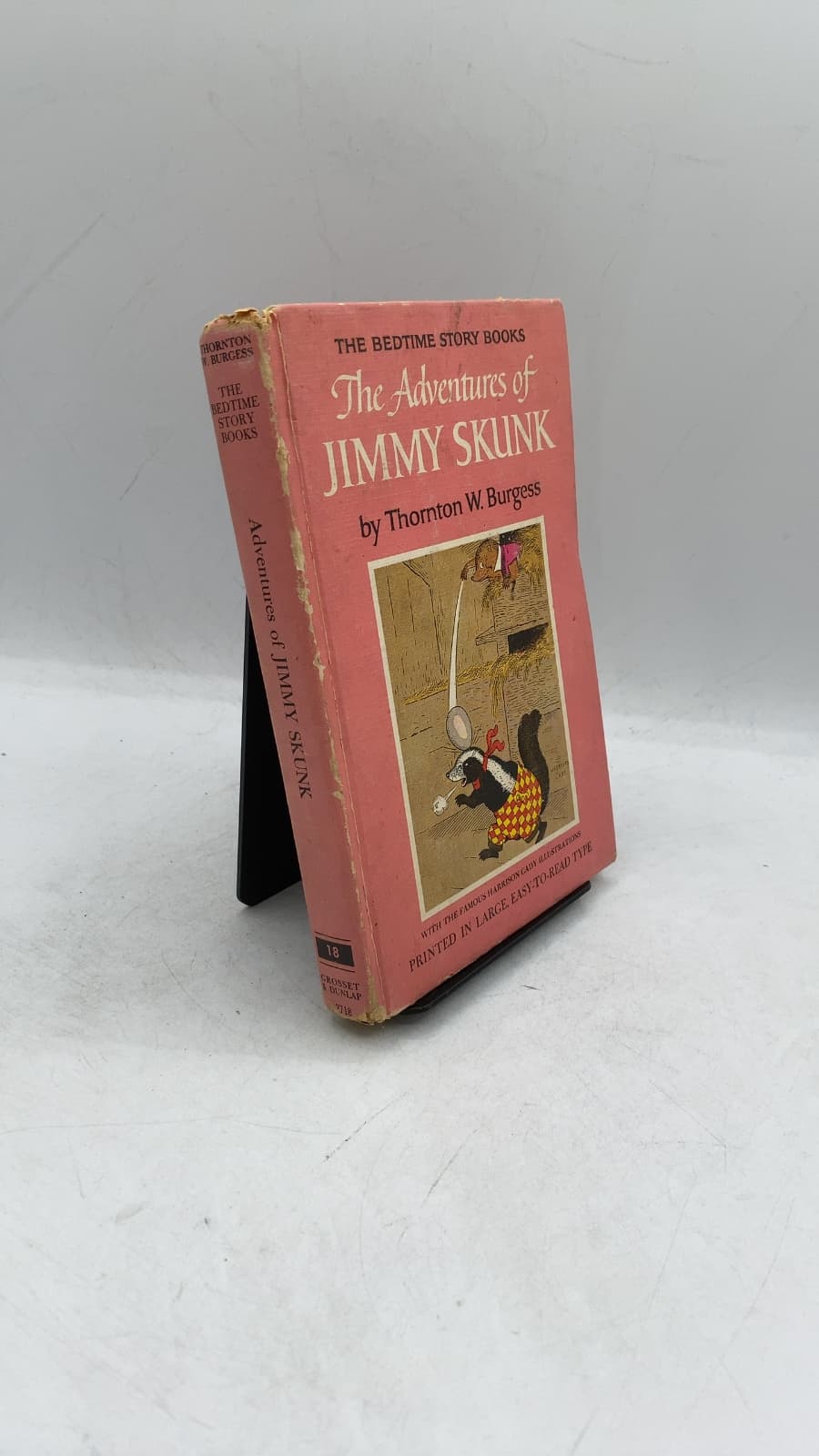 The Adventures of Jimmy Skunk by Thornton W. Burgess - front cover