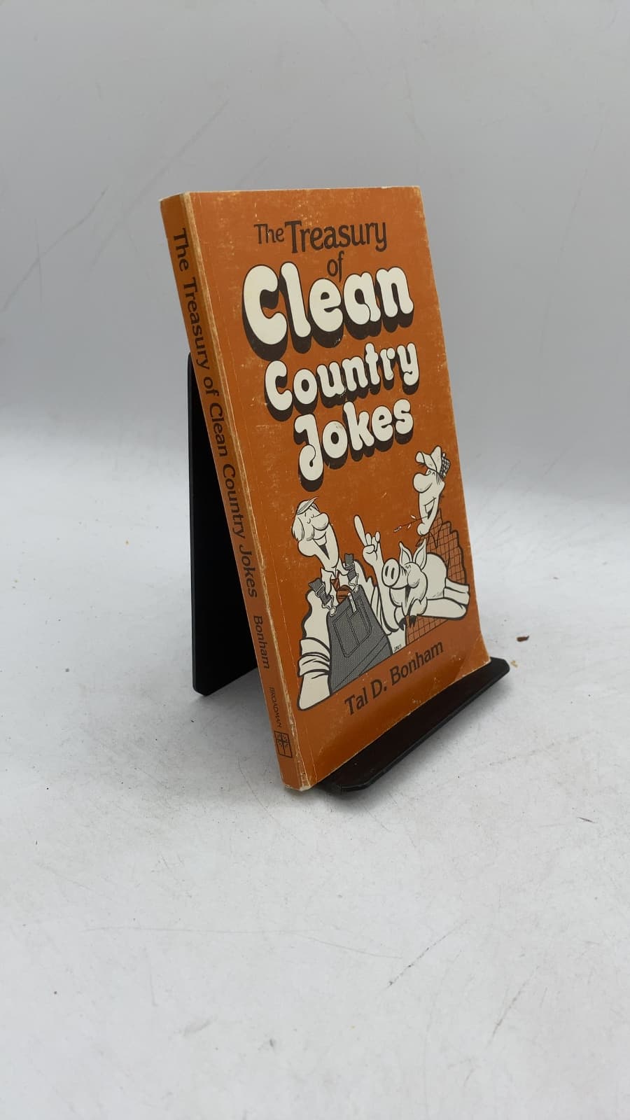 The Treasury of Clean Country Jokes by Tal D. Bonham - front cover