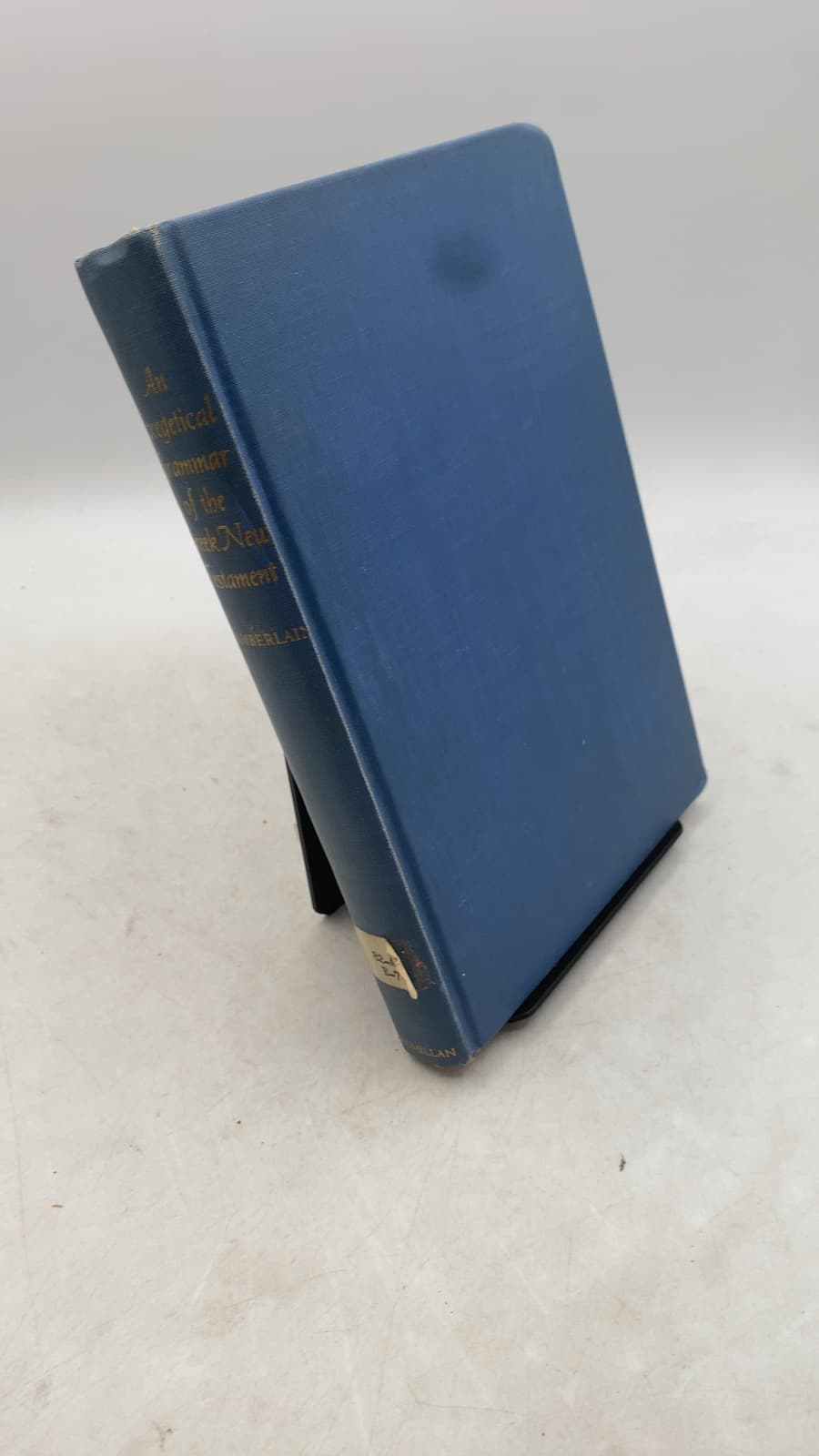 An Exegetical Grammar of the Greek New Testament by William Douglas Chamberlain - front cover