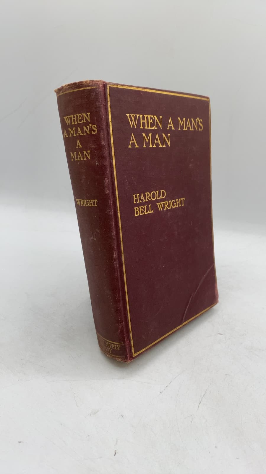 When A Man's A MAN