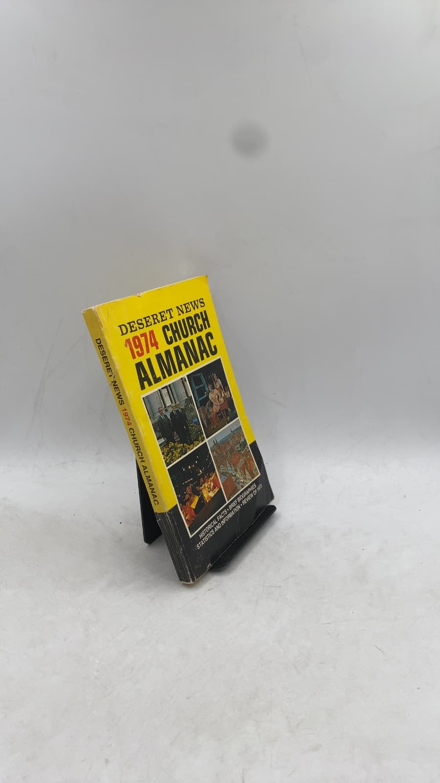 Deseret News 1974 Church Almanac by William B. Smart, J M. Heslop, Dell Van Orden - front cover