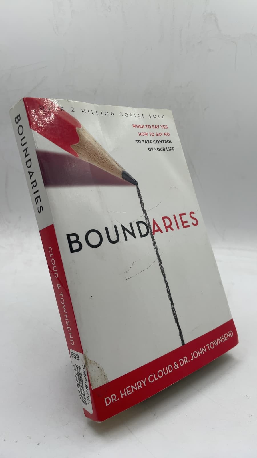 Boundaries: When to Say Yes, How to Say No to Take Control of Your Life by Dr. Henry Cloud & Dr. John Townsend - front cover