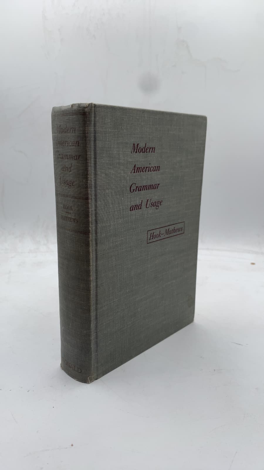 Modern American Grammar and Usage